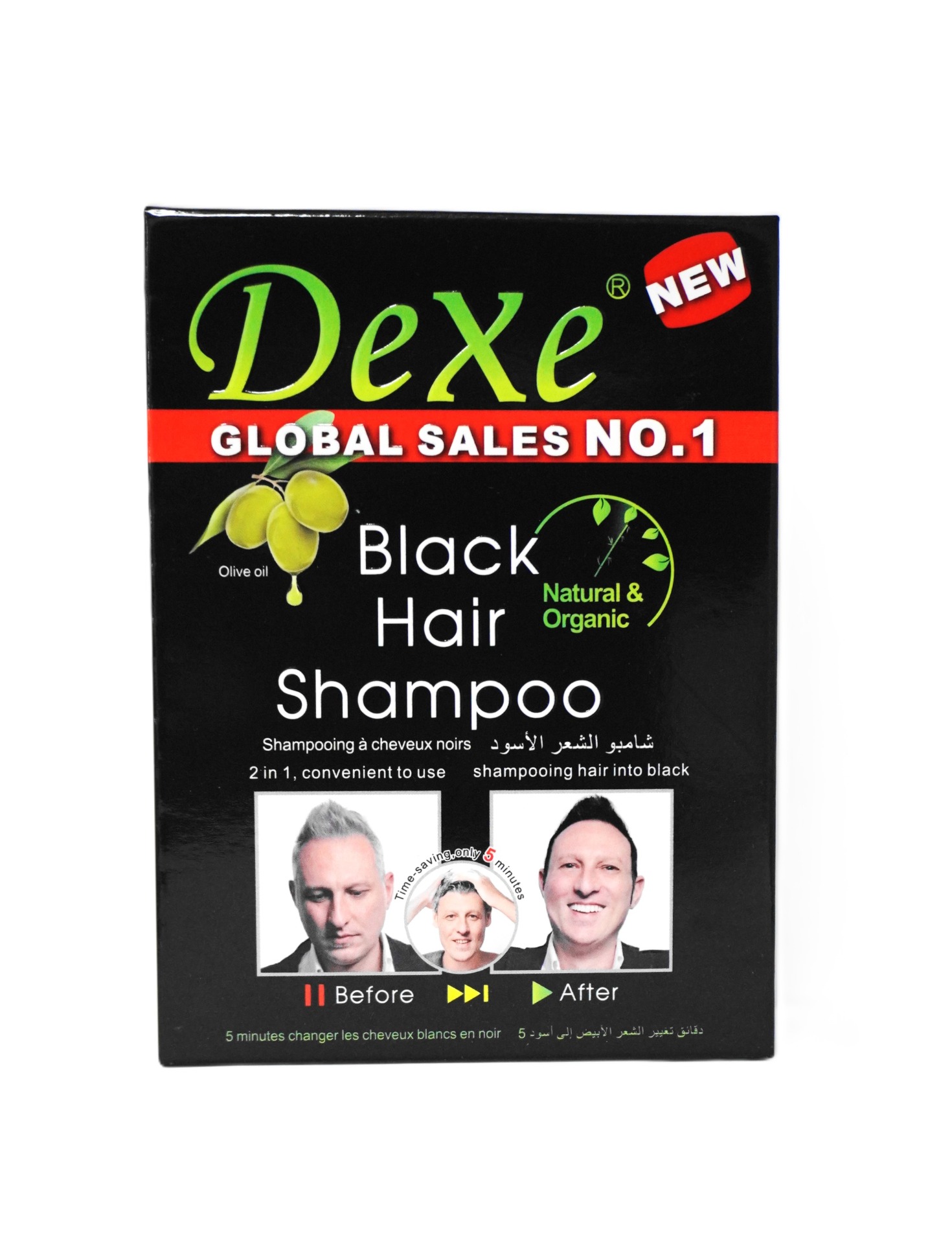 200428 Dexe Black hair Shampoo 25ml X10