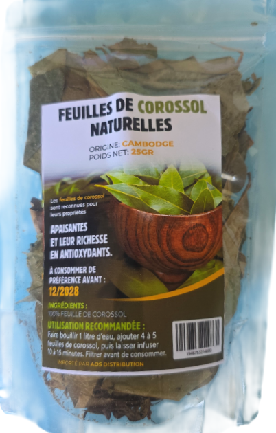 Ref:103208 Feuille de Corossol séchée 25g